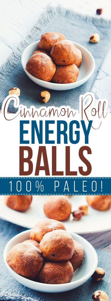 Cinnamon Roll Energy Balls