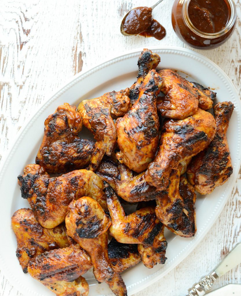 GRILLED BBQ CHICKEN WITH NATURALLY SWEETENED SAUCE