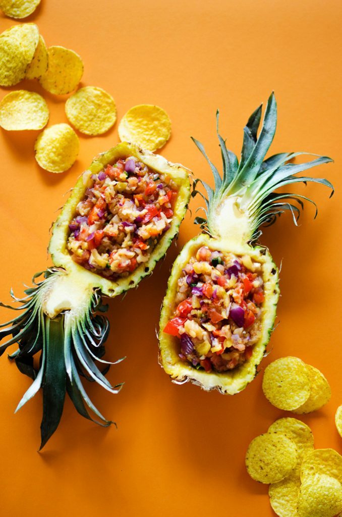 GRILLED PINEAPPLE SALSA