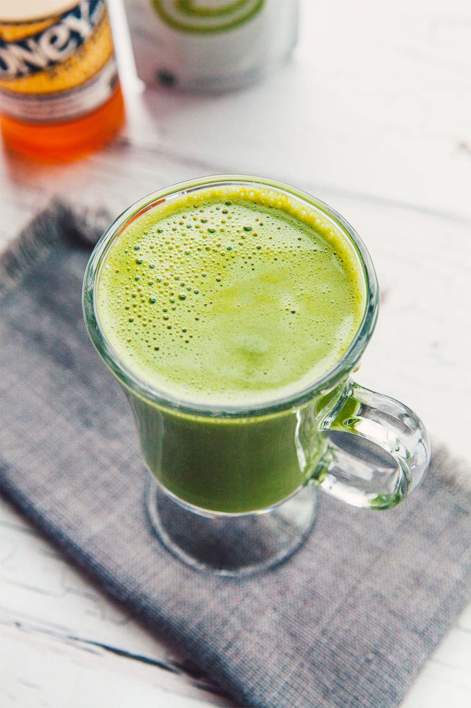 Frothy Matcha Latte