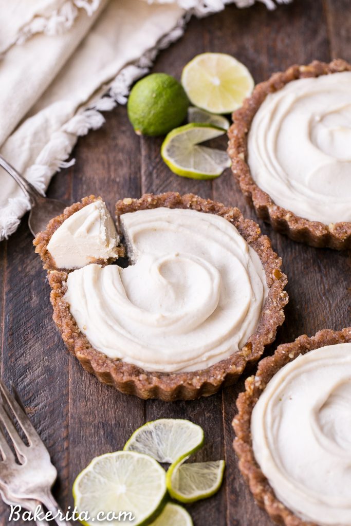 NO-BAKE LIME TARTS