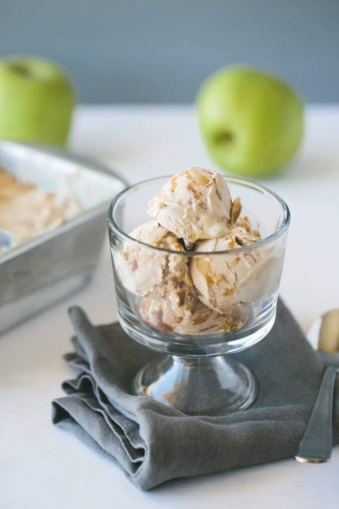 SALTED CARAMEL APPLE PIE ICE CREAM