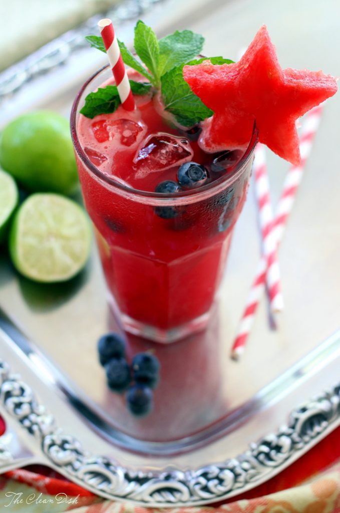 WATERMELON BLUEBERRY MOJITO