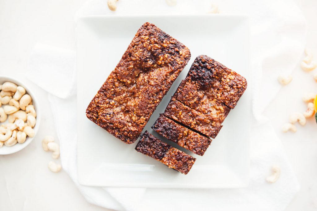 Cashew Flour Zucchini Bread