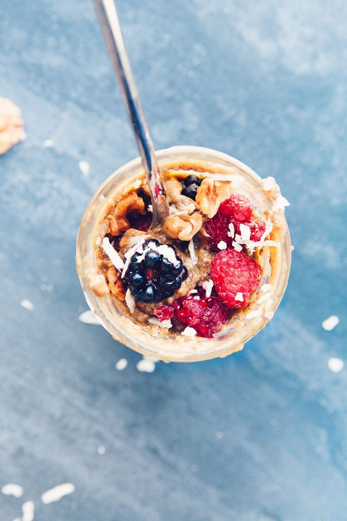 Pumpkin Blueberry Chia Seed Puddings