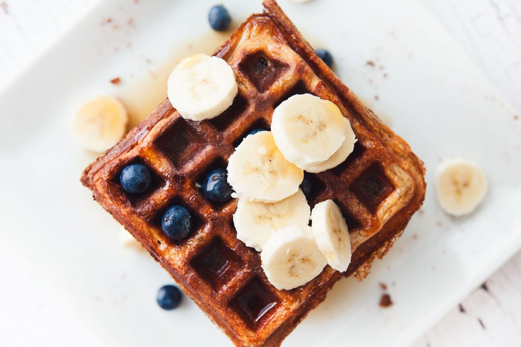 Banana Protein Paleo Waffles