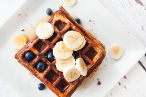 Banana Protein Paleo Waffles