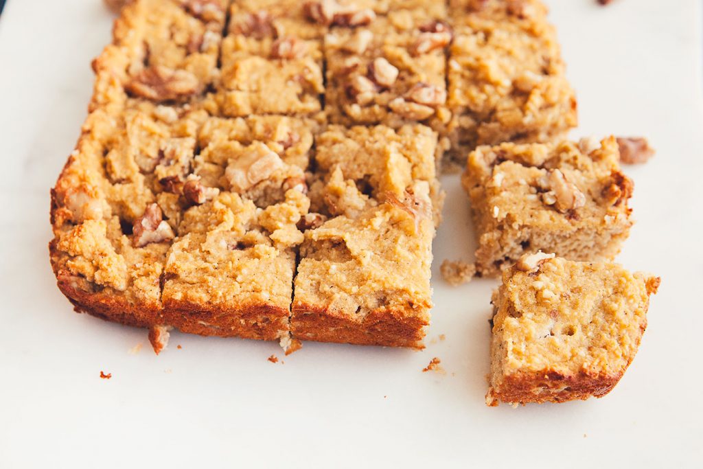 Banana Nut Protein Squares