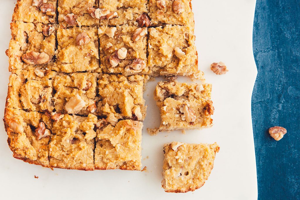 Banana Nut Protein Squares