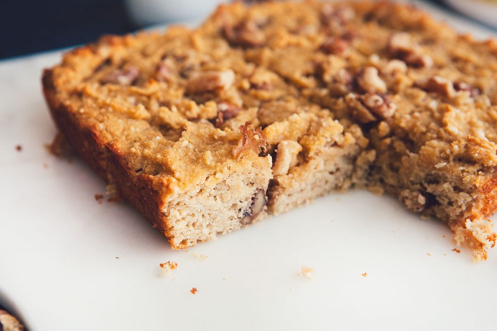 Banana Nut Protein Squares