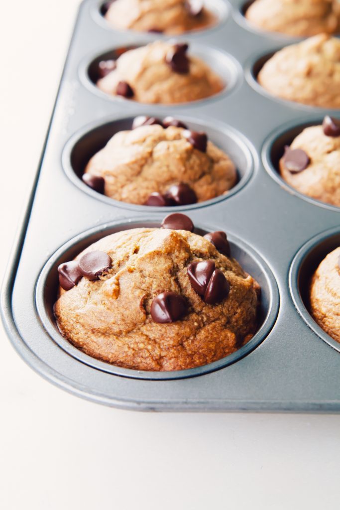 Blender Banana Bread Muffins