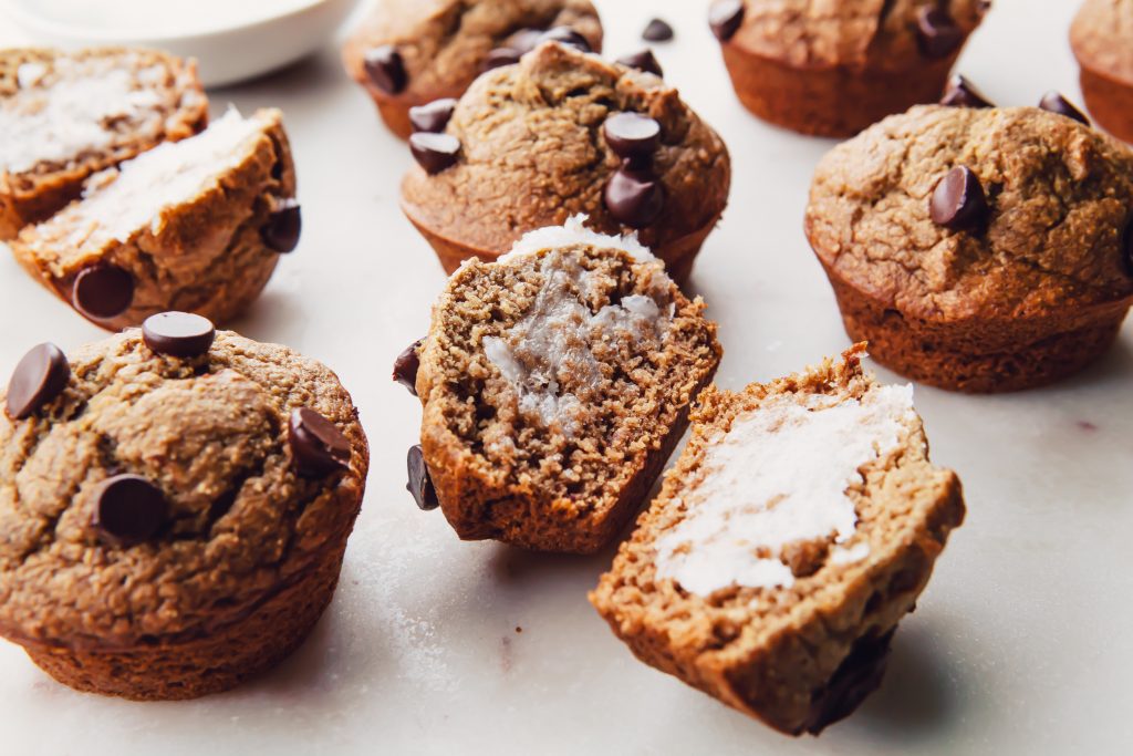 Blender Banana Bread Muffins