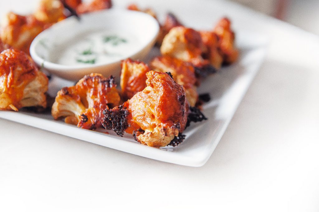 Spicy Cauliflower Buffalo Wings