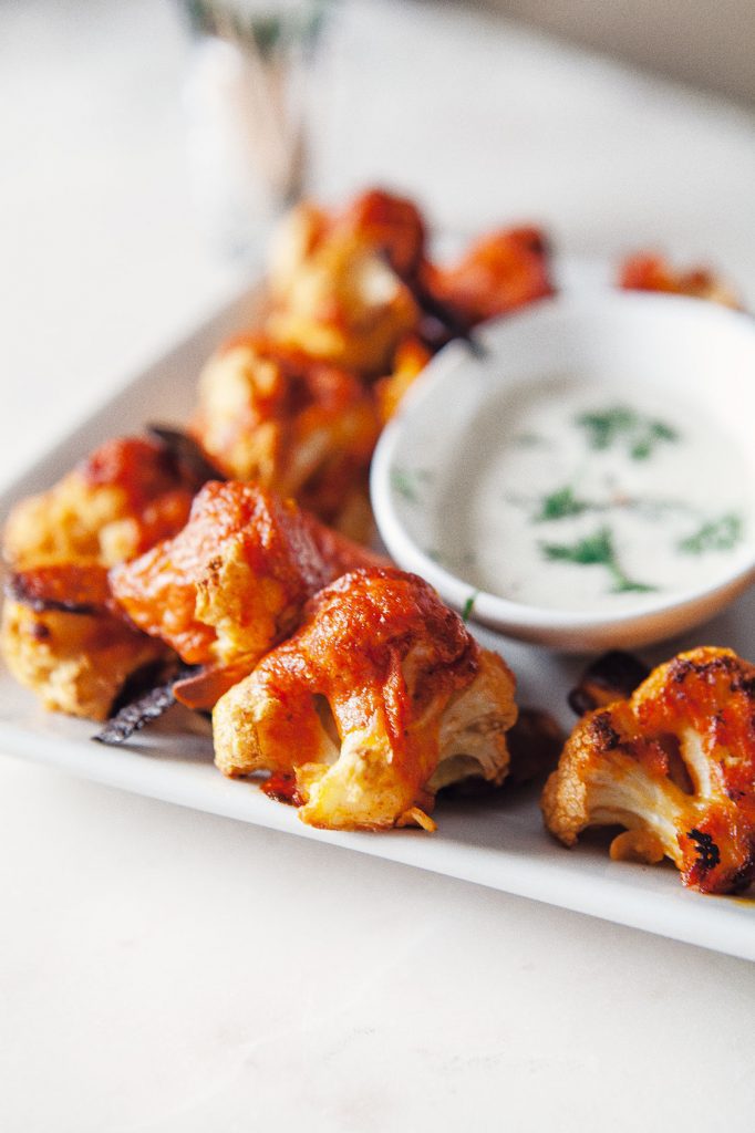 Spicy Cauliflower Buffalo Wings