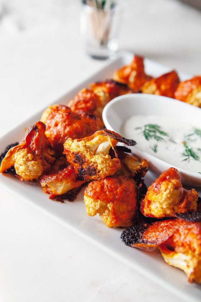 Spicy Cauliflower Buffalo Wings