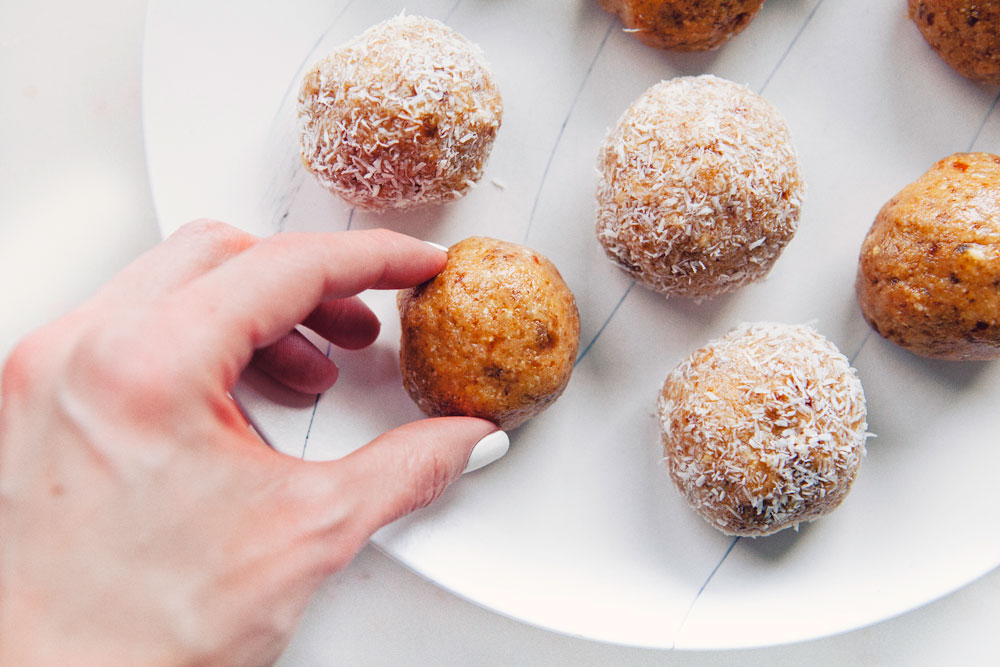 Coconut Cardamom Bliss Balls