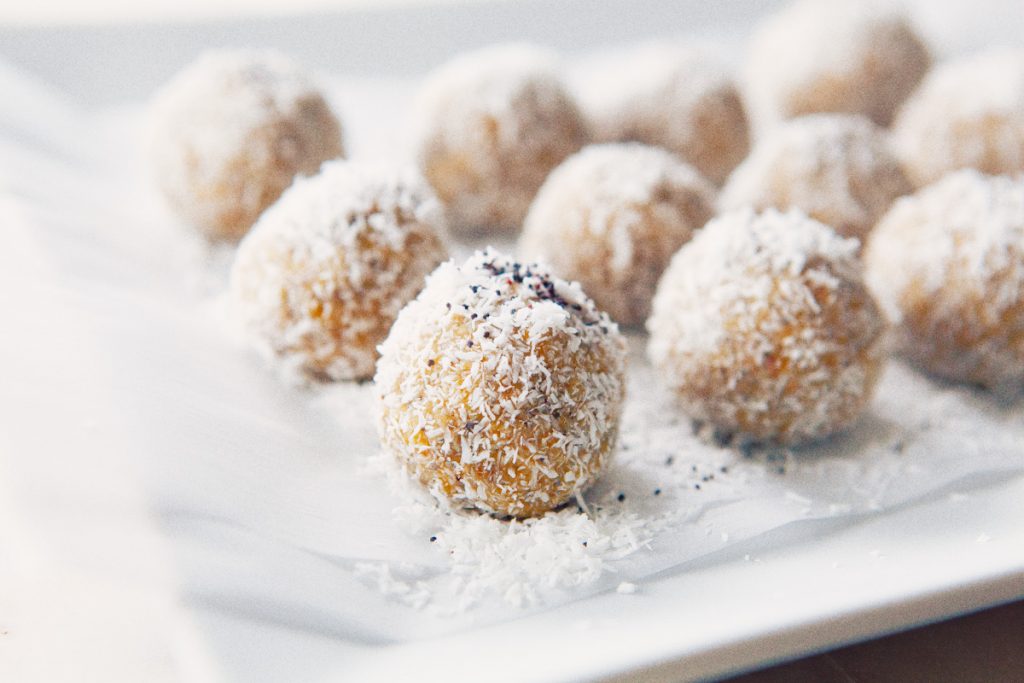 Lemon Poppy Seed Energy Balls