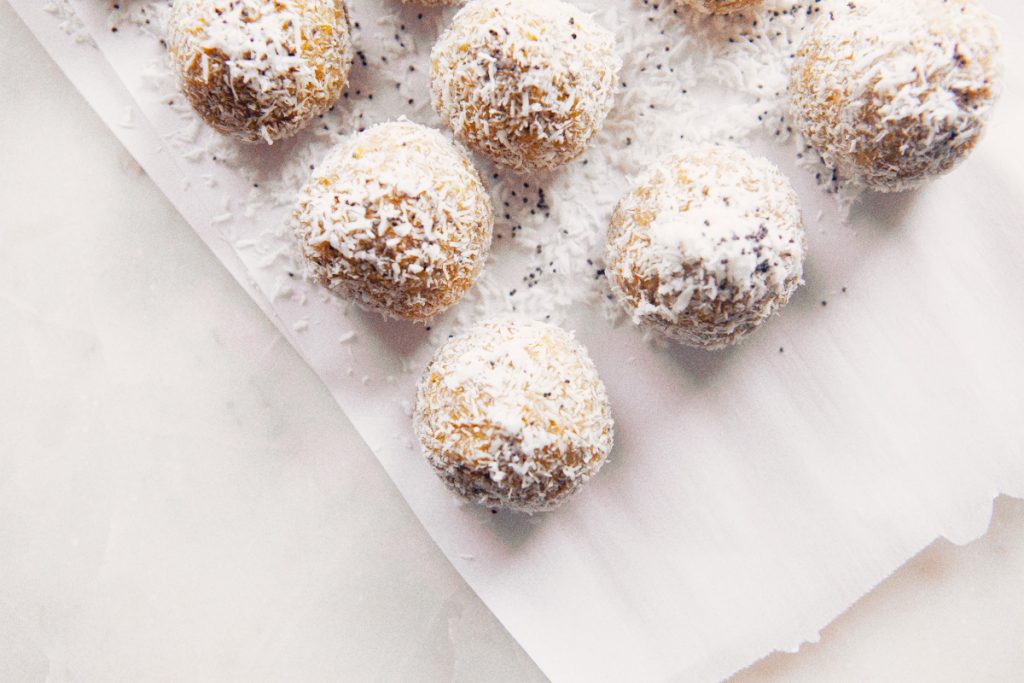 Lemon Poppy Seed Energy Balls