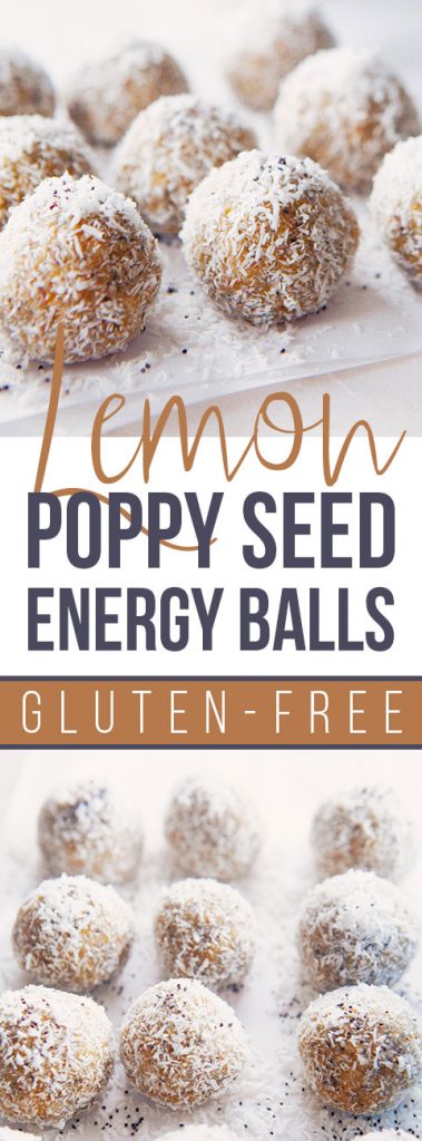 Lemon Poppy Seed Energy Balls