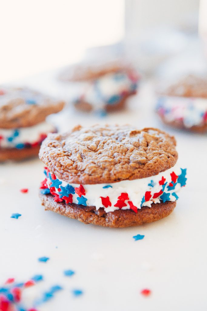 Cookie Ice Cream Sandwiches