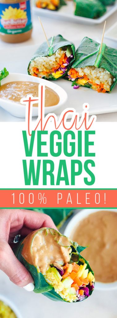 Thai Veggie Wraps