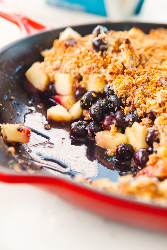 Whey Protein Apple & Blueberry Crisp