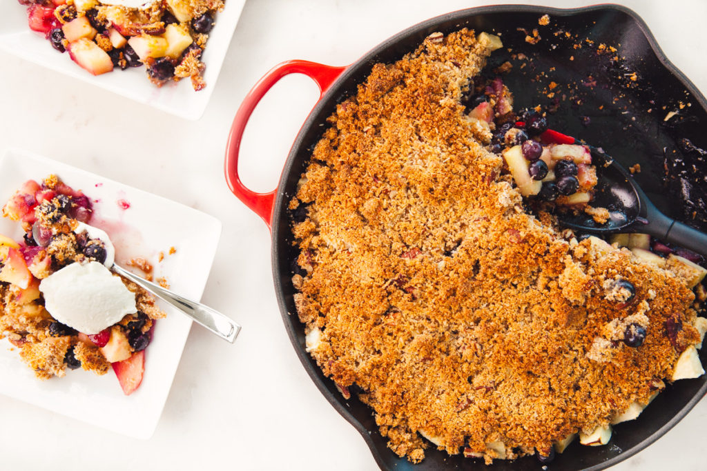 Whey Protein Apple & Blueberry Crisp