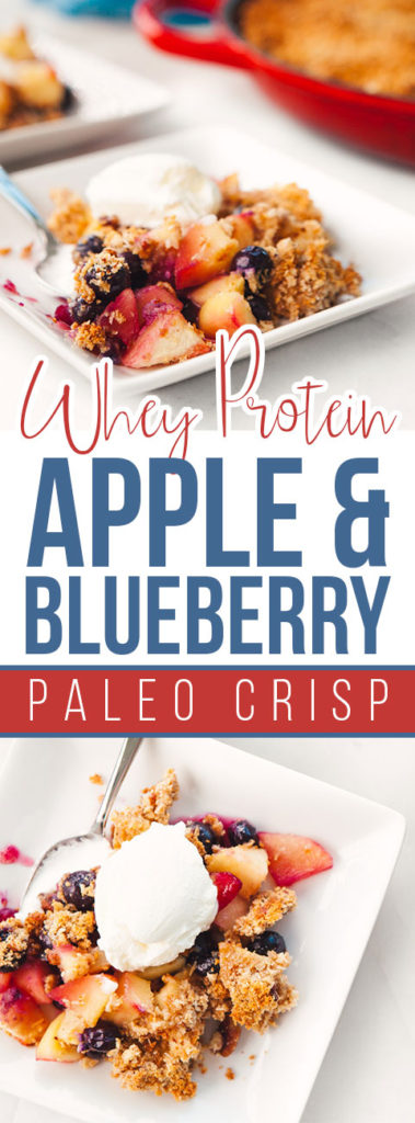 Whey Protein Apple & Blueberry Crisp