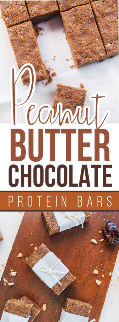 Peanut Butter Chocolate Plant Protein Bars