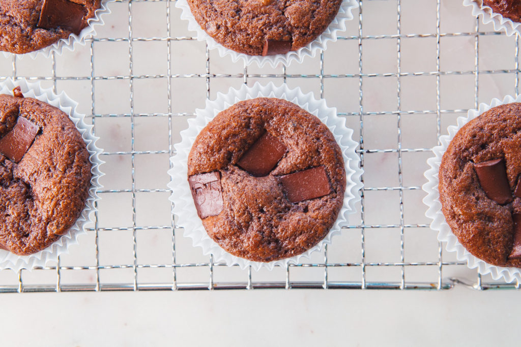 Triple Chocolate Paleo Protein Muffins