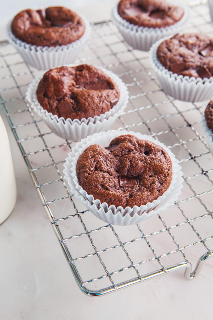 Triple Chocolate Paleo Protein Muffins