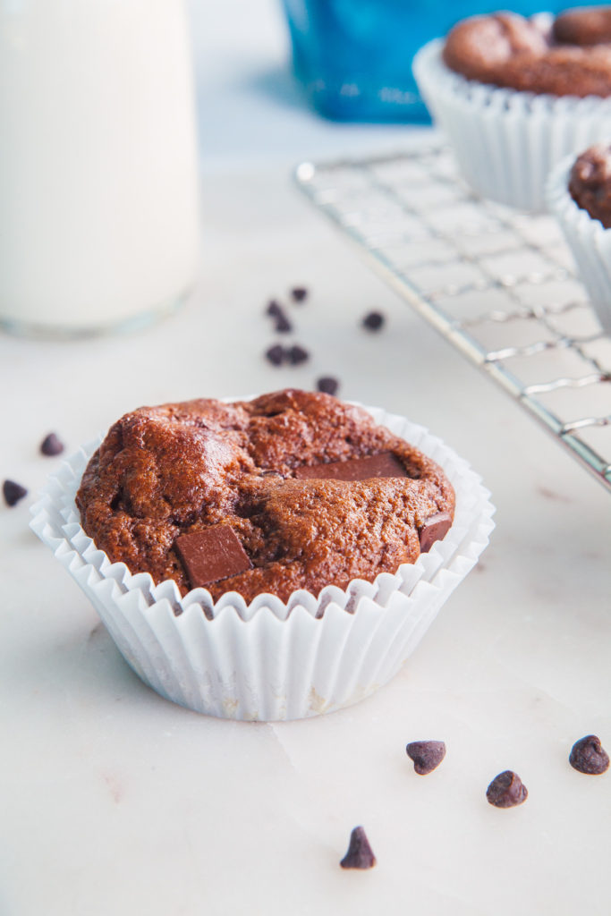 Triple Chocolate Paleo Protein Muffins