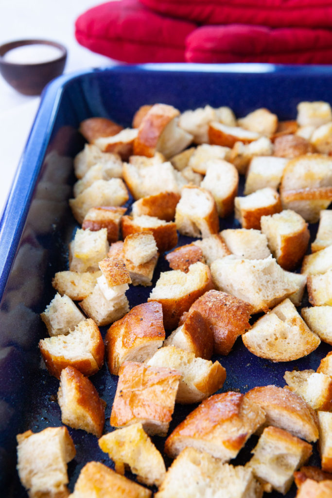 Homemade Sourdough Croutons