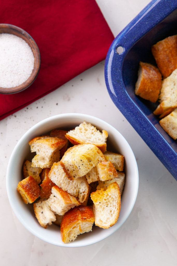 Homemade Sourdough Croutons