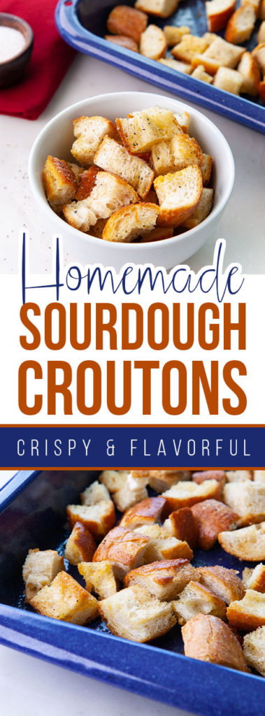 Homemade Sourdough Croutons