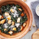 Caesar Tahini Kale Salad