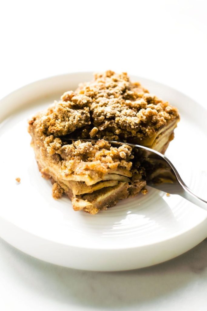 Grain-Free Apple Crumble Bars