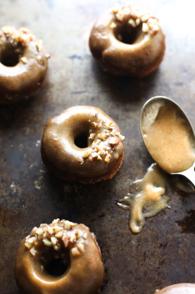 Paleo Caramel Apple Mini Donuts