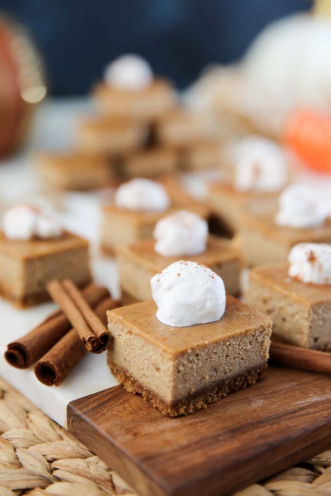 Pumpkin Cheesecake Bars