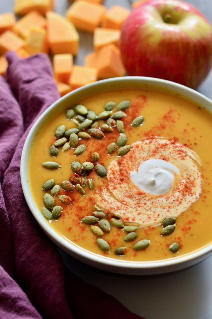 Smoky Butternut Squash & Apple Soup