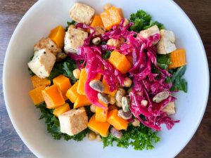 Butternut Squash and Kale Plant Based Bowl