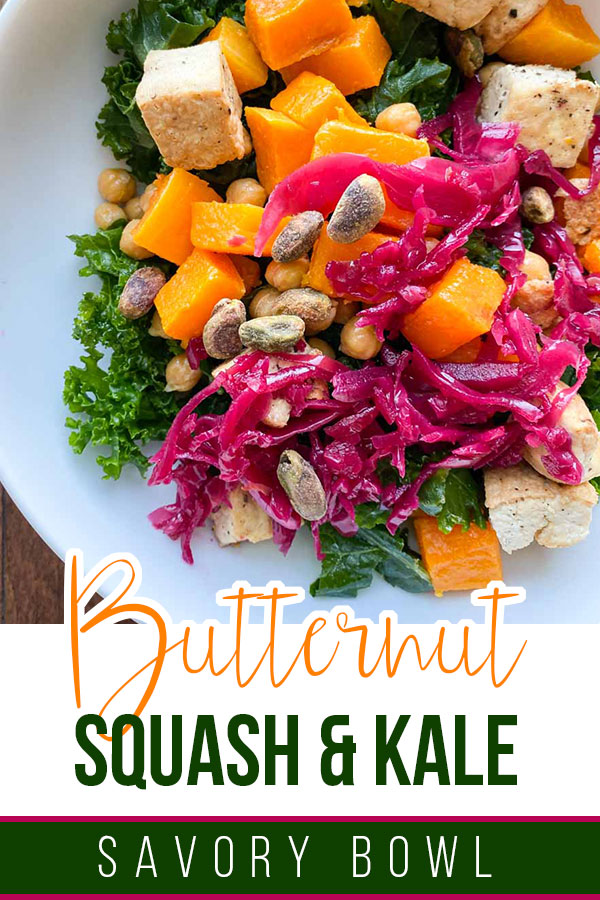 Butternut Squash and Kale Plant Based Bowl