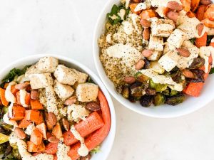 Gluten-free Quinoa and Tofu Bowl