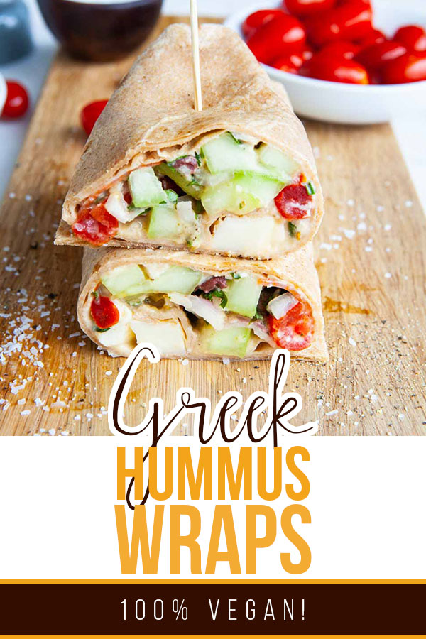 Greek Hummus Wraps