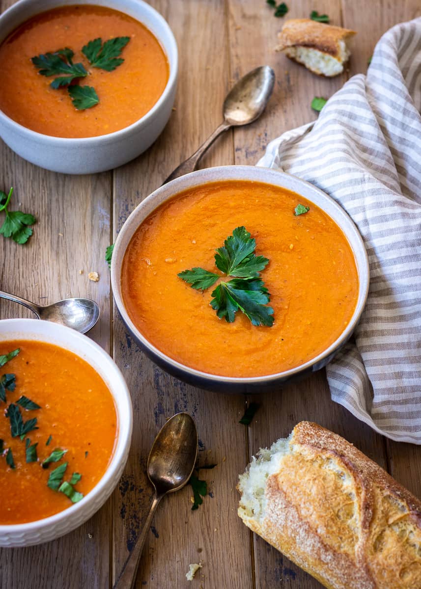 Carrot, Ginger and Apple Soup