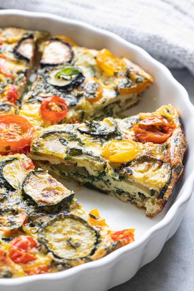 Crustless Garden Vegetable Quiche