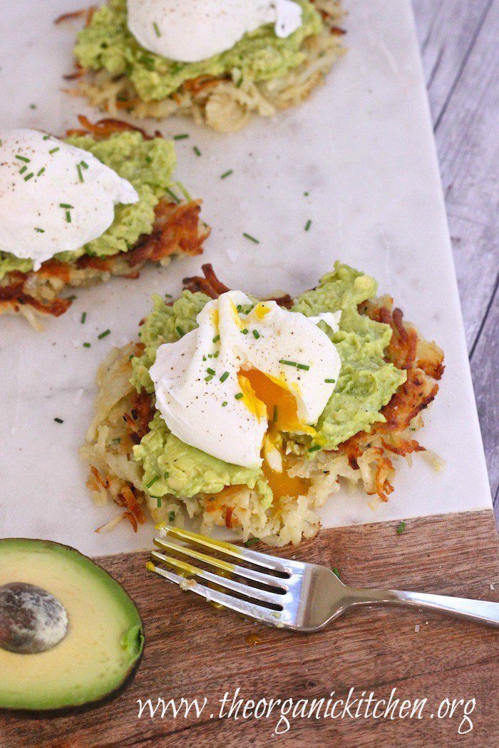 Potato Avocado “Toast” with Perfectly Poached Eggs