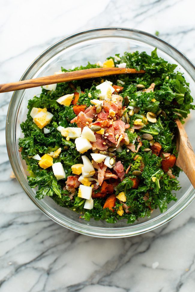 Sweet Potato Kale Breakfast Salad