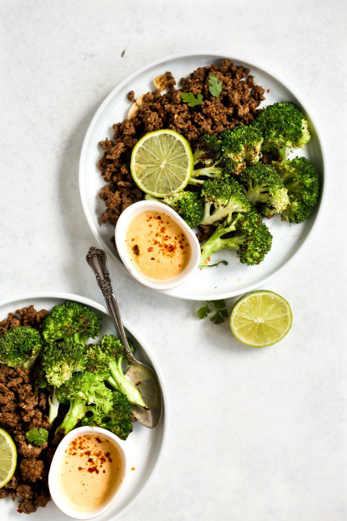 Whole30 Ground Beef and Broccoli