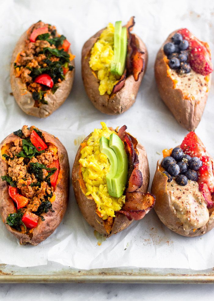 Whole30 Sweet Potato Breakfast 3 Ways